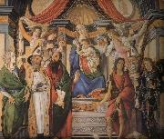 Son with six saints of Notre Dame Botticelli